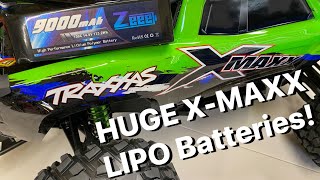 Zeee Power 9000mah 100c 4s Lipo Unboxing XMaxx Batteries [upl. by Moyer]