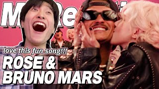 eng ROSÉ amp BRUNO MARS APT MV Reaction  로제 브루노 마스 아파트 뮤직비디오 리액션  Korean Fanboy Moments  J2N [upl. by Si]