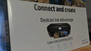 HP Deskjet Ink Advantage 5075 AllinOne  UNBOXING cz [upl. by Braca]