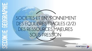 SECONDE Sociétés et environnements des équilibres fragiles 22 Les ressources  tension gestion [upl. by Nemsaj]