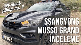 SsangYong Musso Grand Pikap İnceliyoruz  Çekme karavan için en ideal pikap olabilir mi ssangyong [upl. by Aynav548]