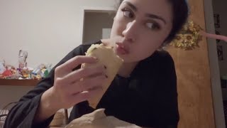 Taco Bell ASMR Mukbang🌮No Talking [upl. by Christmas]