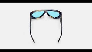 TOM FORD BRONSON DARK HAVANA BLUE  WebAR  AR [upl. by Kcirdorb]