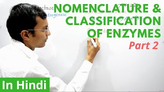 Nomenclature and Classification of Enzymes in Hindi  Part 2 [upl. by Fransisco]