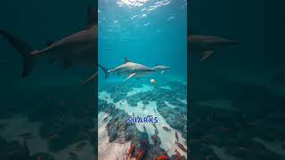 Epic Shark Showdown Hammerhead vs Bull Shark – Battle of the Titans [upl. by Bone]