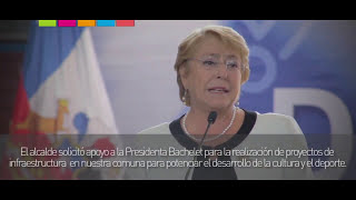 Presidenta Bachelet visita colegio D200 en Villa Macul [upl. by Dambro]