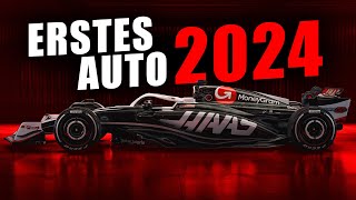 Haas zeigt erstes F1Auto 2024 Wie viel davon ist real [upl. by Asille]