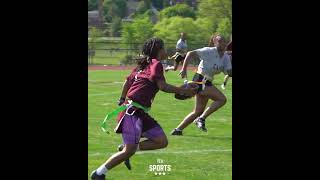 High School Girls Flag Football Playoffs Abington vs Engineering amp Science [upl. by Auqenahc264]