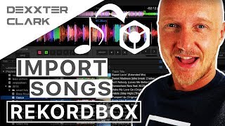 How to import music to rekordbox  importing files tracks and songs [upl. by Ovida]