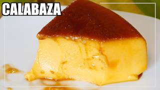 FLAN de CALABAZA cremoso  SIN HORNO y SIN HUEVO 4 INGREDIENTES🍰🎃  receta FÁCIL🍰🎃 [upl. by Nivahb]