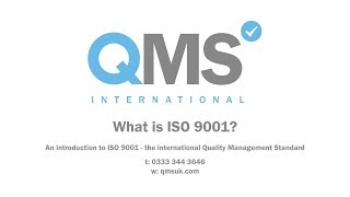 What is ISO 9001 [upl. by Hedvah]