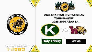 2024 Spartan Invitational Holy Trinity Knights vs WCHS Sabres [upl. by Aynnat]