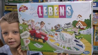 Das Spiel des Lebens  Neuauflage Hasbro  ab 8 Jahre  damals ein Klassiker [upl. by Orvil]