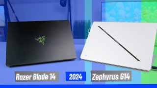 Razer Blade 14 vs Zephyrus G14 Awesome vs Awesome Which one is better [upl. by Wainwright94]