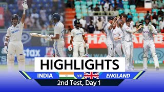 IND vs ENG 2nd Test Day 1 Highlights India vs England Test Match Highlights Today Match Highlights [upl. by Laniger]