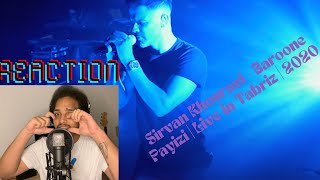 Sirvan Khosravi  Baroone Payizi  Live in Tabriz  2020 REACTION [upl. by Bernarr]