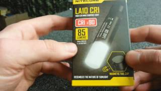 Новинка Nitecore LA 10 CRI Первый кемпинговый фонарь [upl. by Gninnahc]