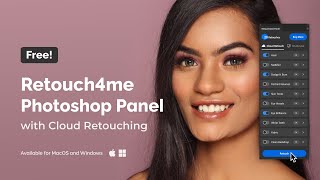 Free Retouch4me Photoshop Panel with Cloud Retouching [upl. by Ahsanat]