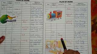 class 1st ncert all subjects lesson plan with learning objectives amp outcomes part 3 [upl. by Aivalf]