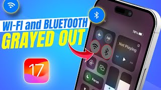 How To Fix WiFi and Bluetooth Options Grayed Out on iPhone After iOS 17 Update [upl. by Maxima606]