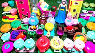 6 minutes satisfying with unboxing hello kitty kitchen toy unboxing  cute mini kitchen set  ASMR [upl. by Wash]