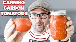 Canning Tomatoes Like My Italian Grandma Used to Do It [upl. by Enyleve887]