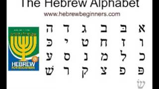 The Hebrew Alphabet [upl. by Darom497]