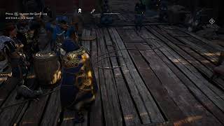 Assassin’s Creed Valhalla  Sunniva and Crew arm wrestle Reupload [upl. by Boyer859]