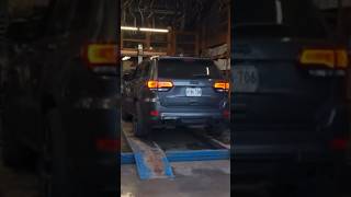 SRT Len puts burble tune on his moms trackhawk shorts youtube trackhawk [upl. by Valente]