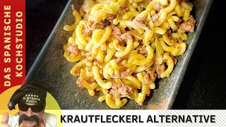 Krautfleckerl Alternative  Pfannengericht mit Weißkohl Hackfleisch und Nudeln [upl. by Nodaj]