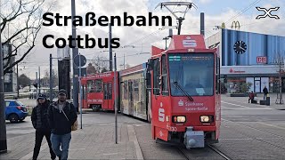 Straßenbahn Cottbus  Elektriska w Chóśebuzu  Tram  2024  Trams in Germany [upl. by Derek34]