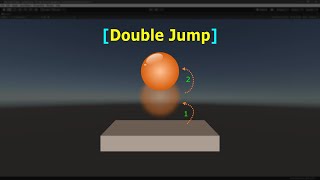 Double Jump  Rigidbody  Unity Game Engine [upl. by Krilov]