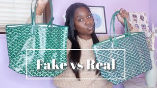 Goyard fake vs real tote [upl. by Elockcin]