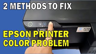 2 WAYS To Fix BLACK INK NOT PRINTING  COLOR PROBLEM ON EPSON L3250 L3210 L3110 L3150 etc [upl. by Aihsotal]