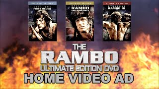 THE RAMBO ULTIMATE EDITION DVD HOME VIDEO AD [upl. by Annnora]