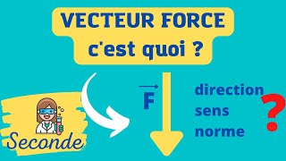 👩‍🔬Représenter une action par un vecteur force  PHYSIQUE  SECONDE [upl. by Irita]