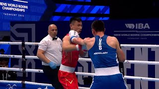 R32 75KG ZHAO MENGYANG CHN vs ABDULLAEV ALOKHON UZB IBA Mens World Boxing Championships 2023 [upl. by Airdna]