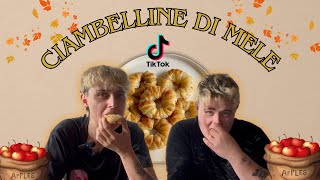 RICETTA VIRALE DI TIK TOK CIAMBELLINE DI MELE [upl. by Ternan]