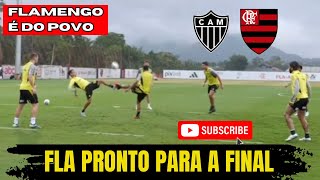 FLAMENGO TREINA DEBAIXO DE CHUVA  LUIZ ARAÚJO TREINOU E ESTÁ PRONTO [upl. by Hollenbeck]