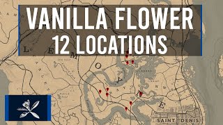 RDR2 Vanilla Flower Locations  Red Dead Online Daily Challenges [upl. by Redfield712]