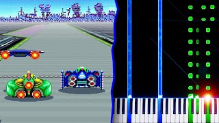 Mute City from FZero  Piano Tutorial [upl. by Bekaj266]