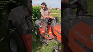 Petit tour de Tracteur Tondeuse 🚜 construction renovation farming travaux agriculture diy [upl. by Nojel]