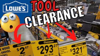 Lowes Top Tool Deals and CLEARANCE [upl. by Nanaek]