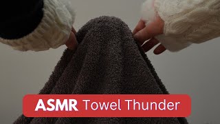 ASMR Towel On Mic Scratching  No Talking [upl. by Bastien171]