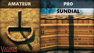 Three Levels of Sundial 🕗 Valheim Time Keeping [upl. by Searcy563]