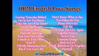 OPM English Love Song  The Best OPM Love Songs Collection ❤️❤️❤️ [upl. by Babette323]