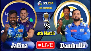 🔴 Live Dambulla Sixers vs Jaffna Kings  DS vs JK Live Match Today  LPL Live  Cricket Live [upl. by Orvah]