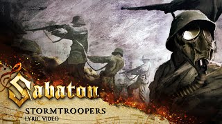 SABATON  Stormtroopers Official Lyric Video [upl. by Atinrahs]