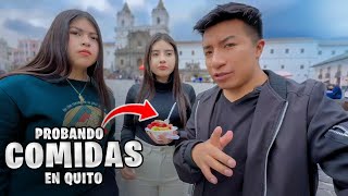 PROBANDO COMIDA CALLEJERA ECUATORIANA CON MI CRUSH  FERNANDO OTAVALO VLOGS [upl. by Hanahs]