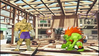 ePSXe Sagat amp Yamazaki vs Blanka amp Benimaru Capcom vs SNK Millennium Fight 2000 Pro [upl. by Nykal]